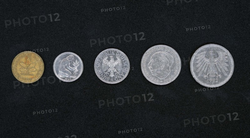 German currency coins