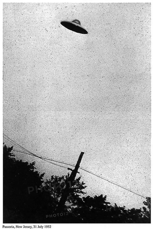 Photographie d'un OVNI supposé, Passoria, New Jersey, USA, 31 juillet 1952