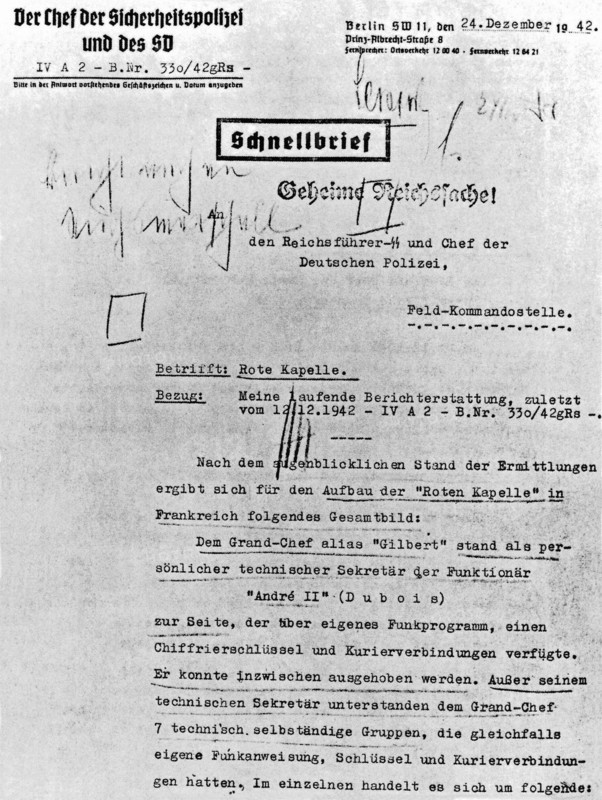 1942 / Rote Kapelle