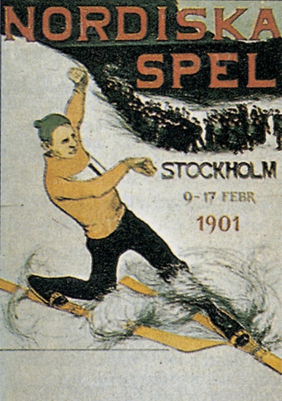 Poster of the Nordic ski games