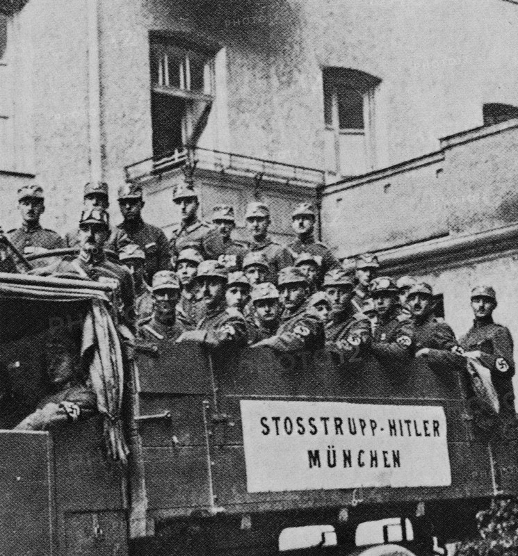 Putsch de la Brasserie, Munich, nov. 1923. Troupes SA