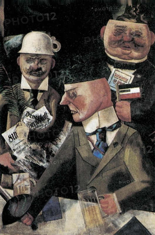 Grosz, Pillars of Society (detail)