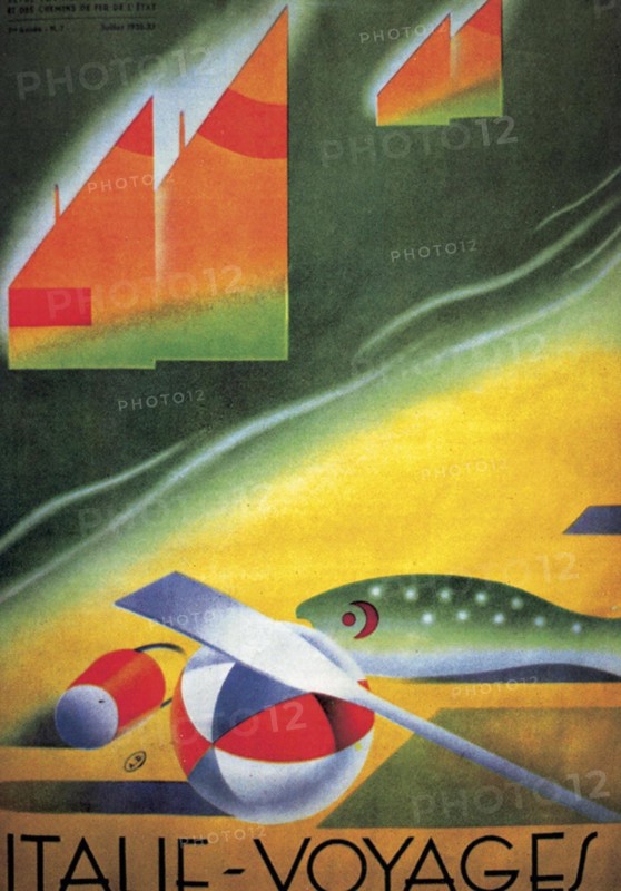 France / Cover of a monthly French magazine for tourism.