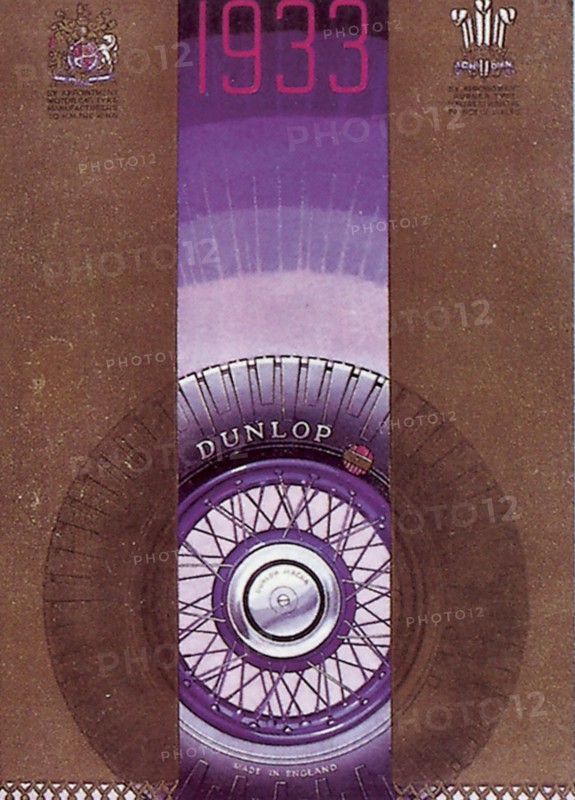 Automobile advertisement 1933