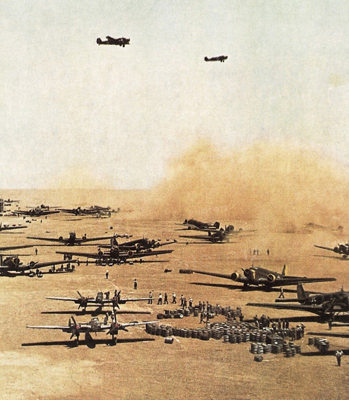 Progression of the Afrika Corps in Lybia (1942)