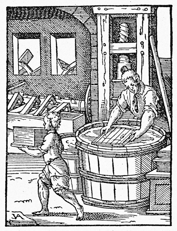 Gravure extraite de l'ouvrage "Ständebuch", 1568