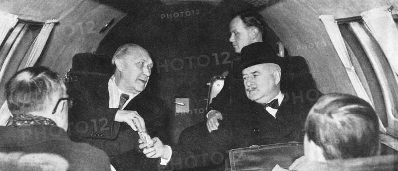 André François-Poncet and Konrad Adenauer