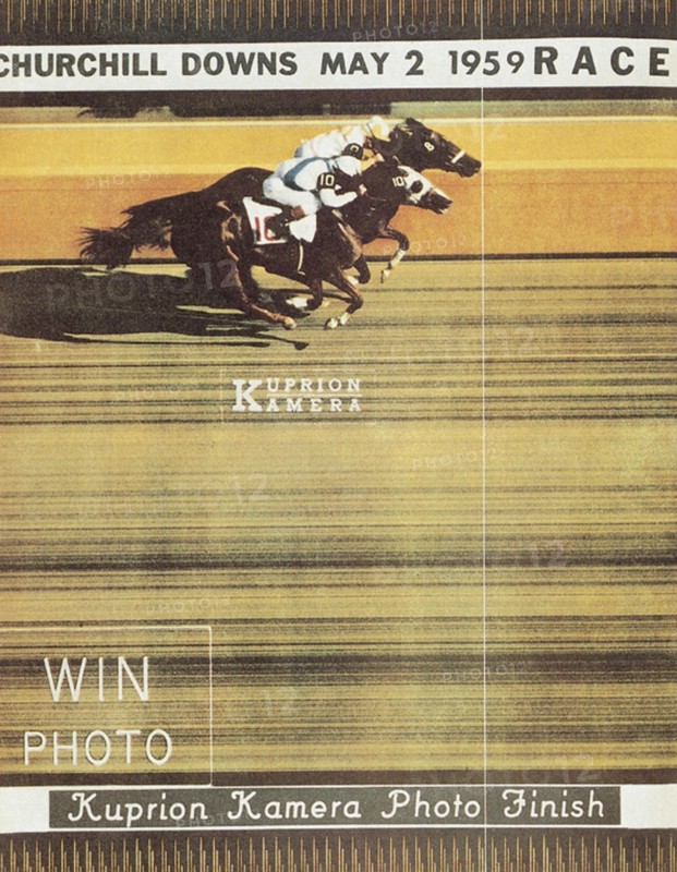First colour photo to the finish.