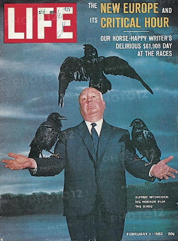 Life Magazine, avec Hitchcock en couverture.