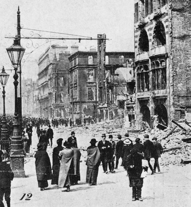 Easter rising in Dublin against the British