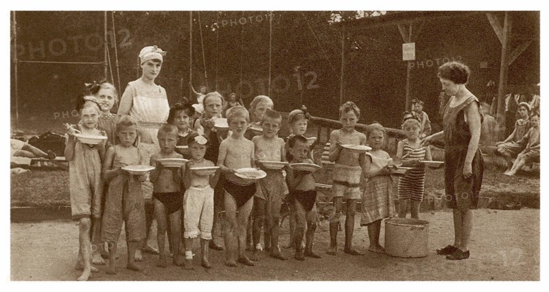 Civilians were starving during the war
