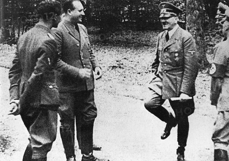 Hitler's jubilation after the surrender of France