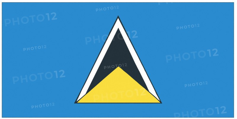 Drapeau de Sainte Lucie