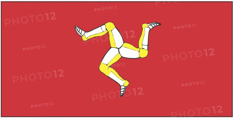 Flag of Man (formerly Isle of Man)