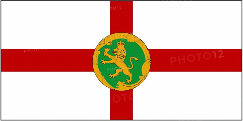 Flag of the island of Alderney