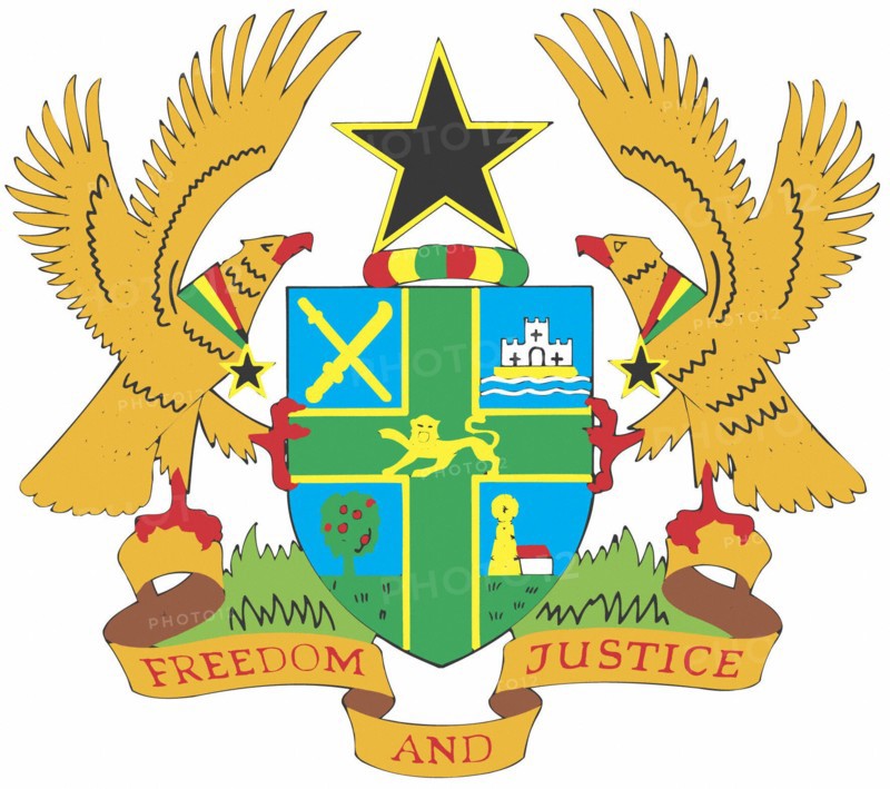 Coat of arms of the republic of Ghana