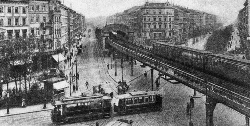 Berlin, public transportation at Kottbusser Tor