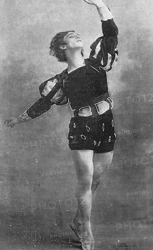Waslaw Nijinski interprétant le ballet "Gisèle"