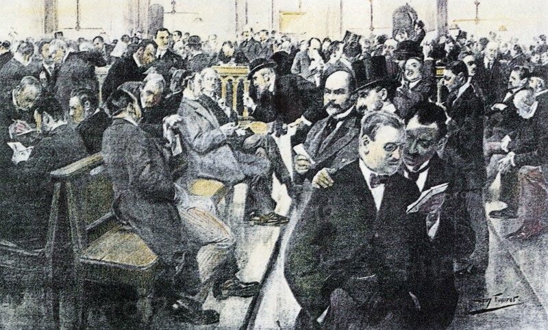 Stock Exchange crash in Berlin, Germany (1919)