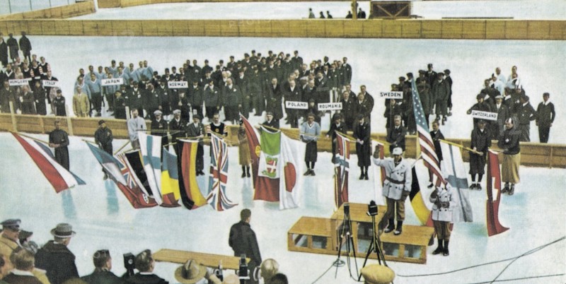 USA Lake Placid Ende der III. Olympischen Winterspiele