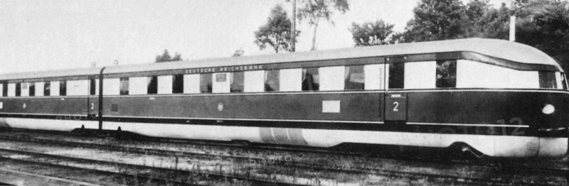 Voyage inaugural du train "Fliegende Hamburger"