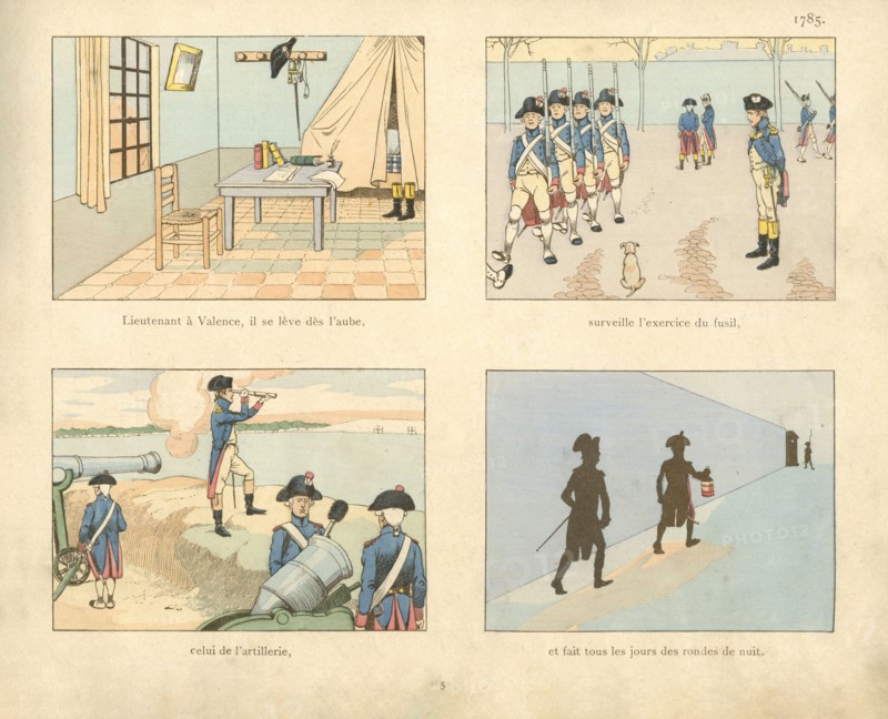 Livre pour enfant : les journées du sous-lieutenant Napoléon Bonaparte à Valence