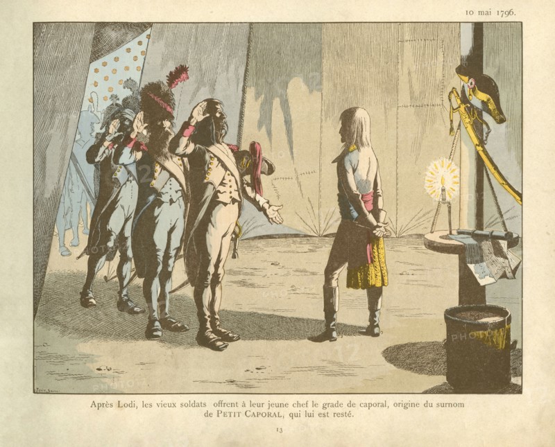 A book for children: Napoleon Bonaparte after the Battle of Lodi