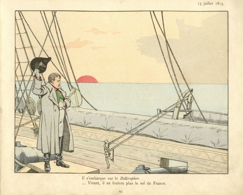 A book for children: Napoleon on his way to Saint Helena