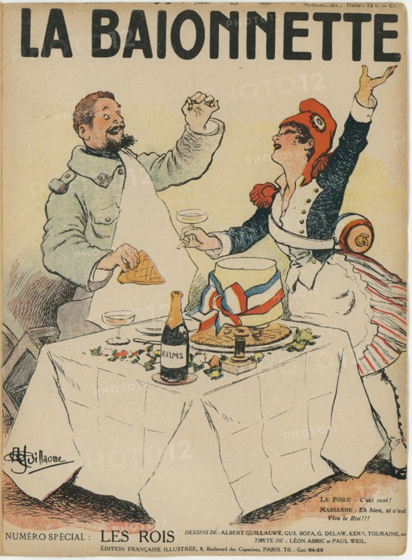 Drawing on published in La Baïonnette in 1916