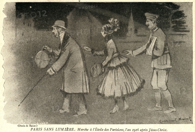 Drawing on published in La Baïonnette in 1916