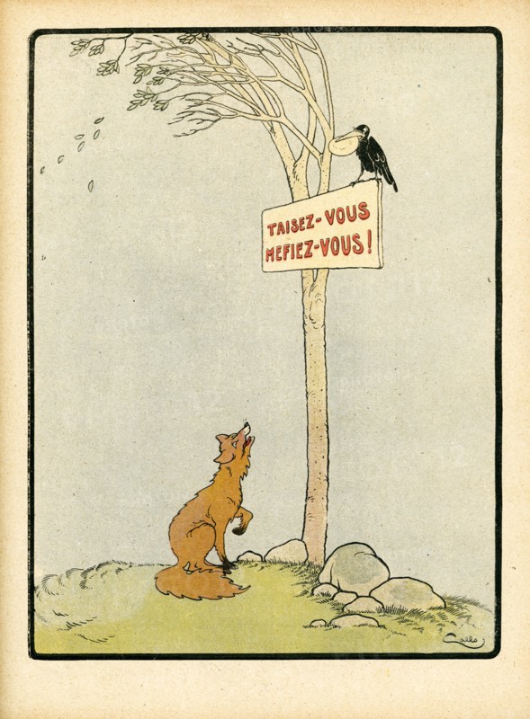Drawing on published in La Baïonnette in 1916