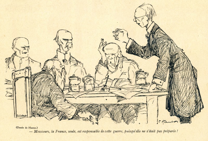 Drawing on published in La Baïonnette in 1916