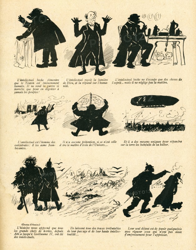 Dessin humoristique paru dans La Baïonnette n°35 du 2 mars 1916