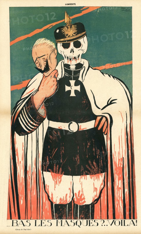 Drawing on published in La Baïonnette in 1916