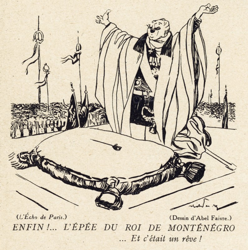 Drawing on published in La Baïonnette in 1916