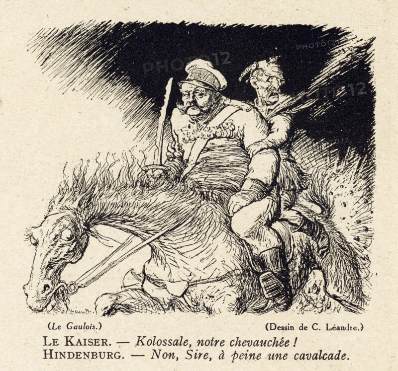 Drawing on published in La Baïonnette in 1916