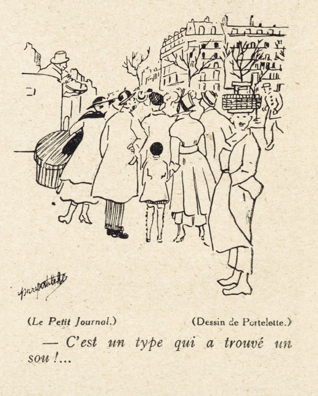 Dessin humoristique paru dans La Baïonnette n°36 du 9 mars 1916