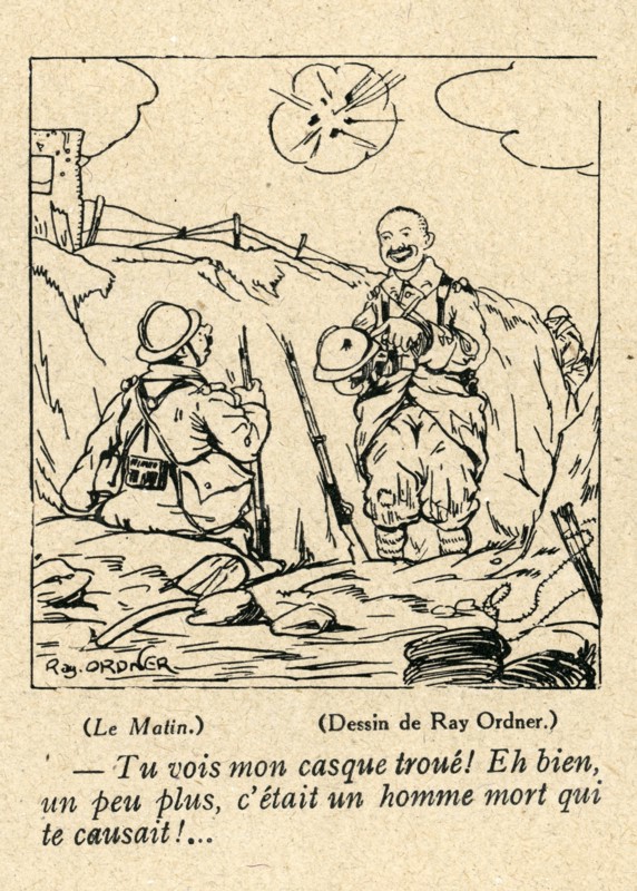 Drawing on published in La Baïonnette in 1916