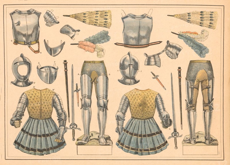 Knight's outfit under Francis I of France