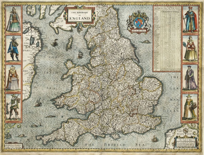 Map of England and Wales