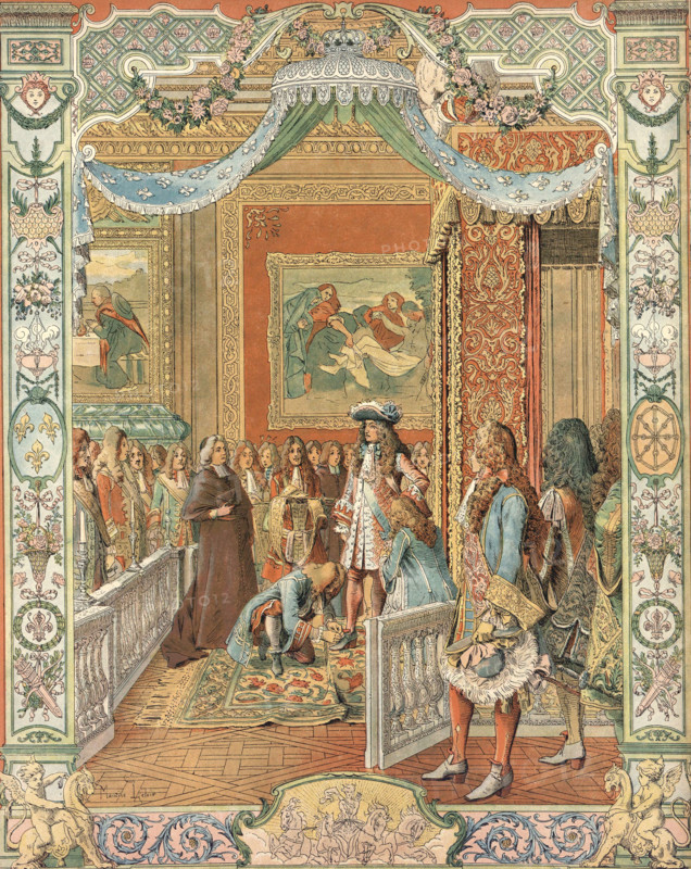 Cérémonial du lever du Roi Louis XIV