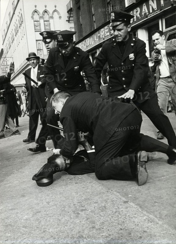 Police intervention in New York