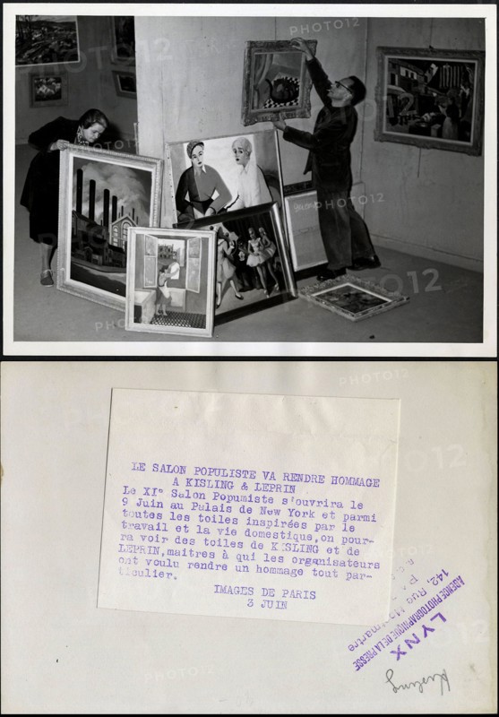 The Salon Populiste in Paris, 1953
