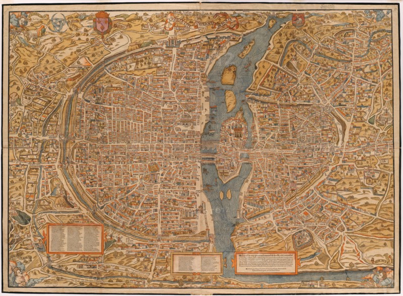 Plan de Paris, 1553