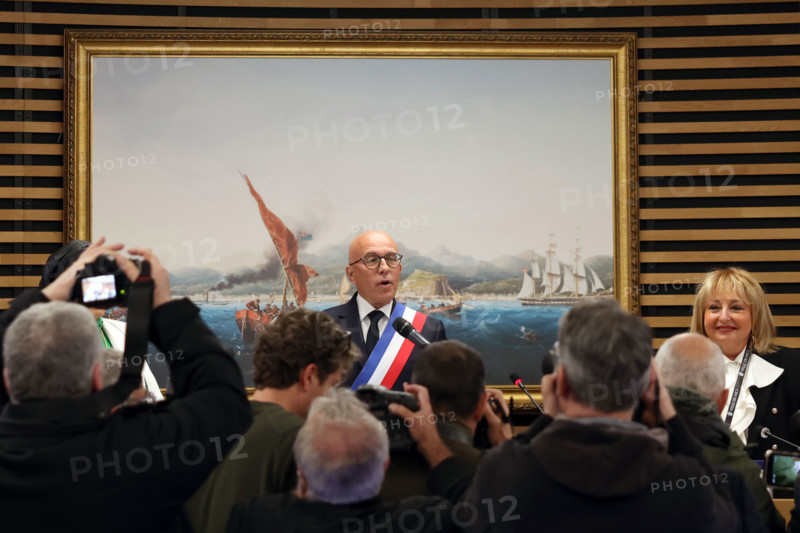 Eric Ciotti, premier Conseil Municipal après son élection, 27 mars 2026