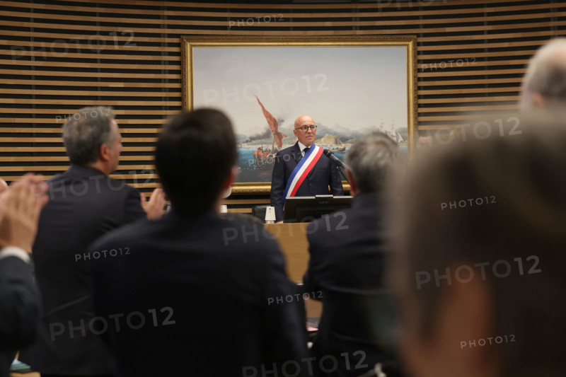 Eric Ciotti, premier Conseil Municipal après son élection, 27 mars 2026