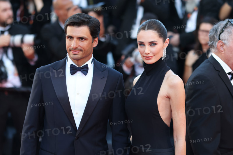 Carlos Sainz Jr. and Rebecca Donaldson