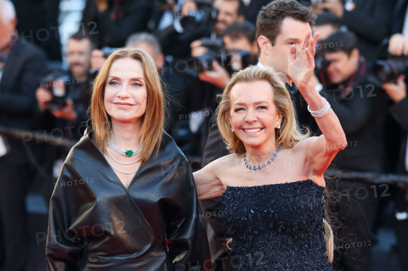 Isabelle Huppert and Caroline Scheufele