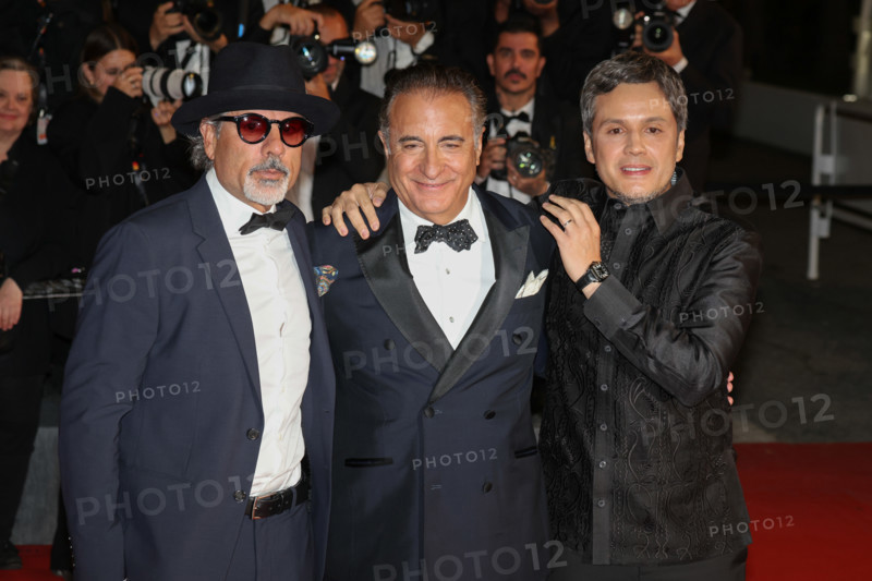 Paul Soriano, Andy García, and Jai Stefan
