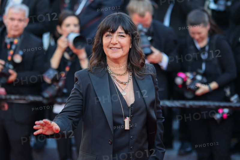 Romane Bohringer  attends the "Histoires De La Nuit" (The Birthday Party) screening during the 79th annual Cannes Film Festival at Palais des Festivals on May 22, 2026 in Cannes, France.